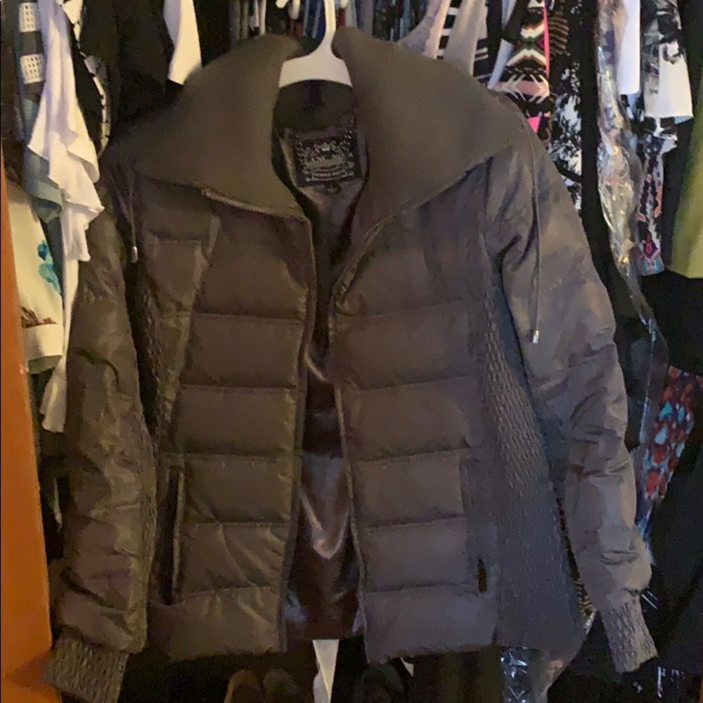 Blanc Noir gray puffer jacket